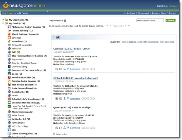 billQ Uses Account-Specific RSS Feeds for Bill Payment notices - Finovate